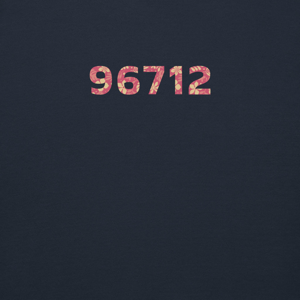 North Shore O'ahu Hawaii Zip 96712 vintage graphic, printed on a SodaPop Cool crew sweatshirt.