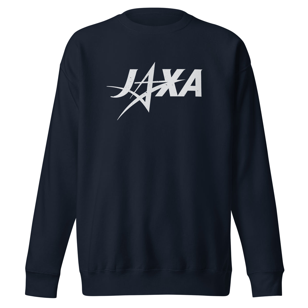Japan Aerospace Exploration Agency (JAXA) vintage graphic, printed on a SodaPop Cool crew sweatshirt.