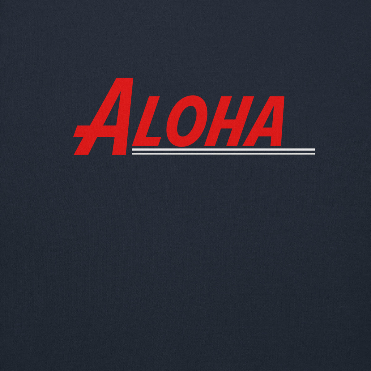 Aloha Hawaii Retro vintage graphic, printed on a SodaPop Cool crew sweatshirt.