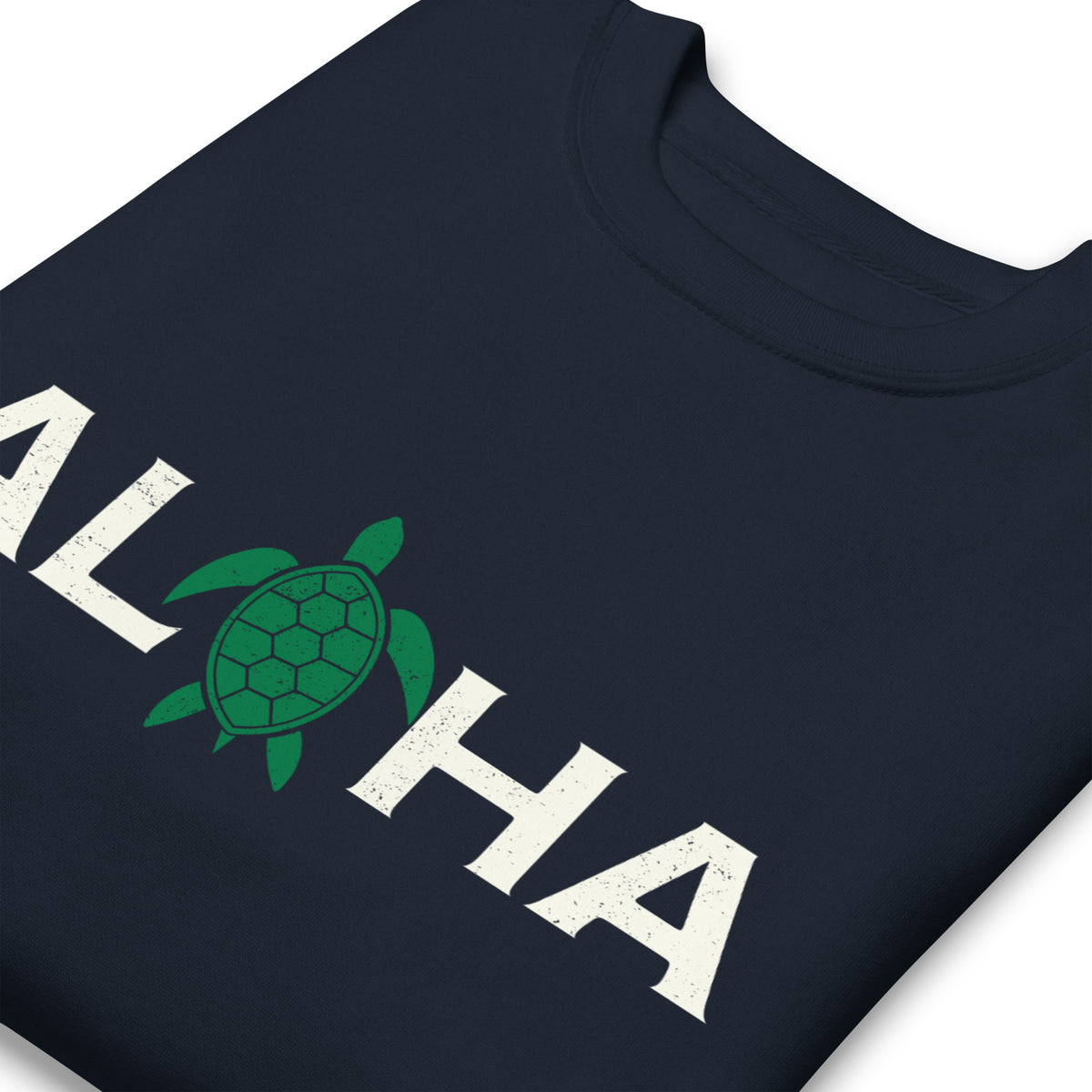 Aloha Hawaii Turtle vintage graphic, printed on a SodaPop Cool crew sweatshirt.