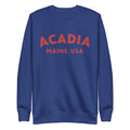 Acadia Maine Park vintage graphic, printed on a SodaPop Cool crew sweatshirt.