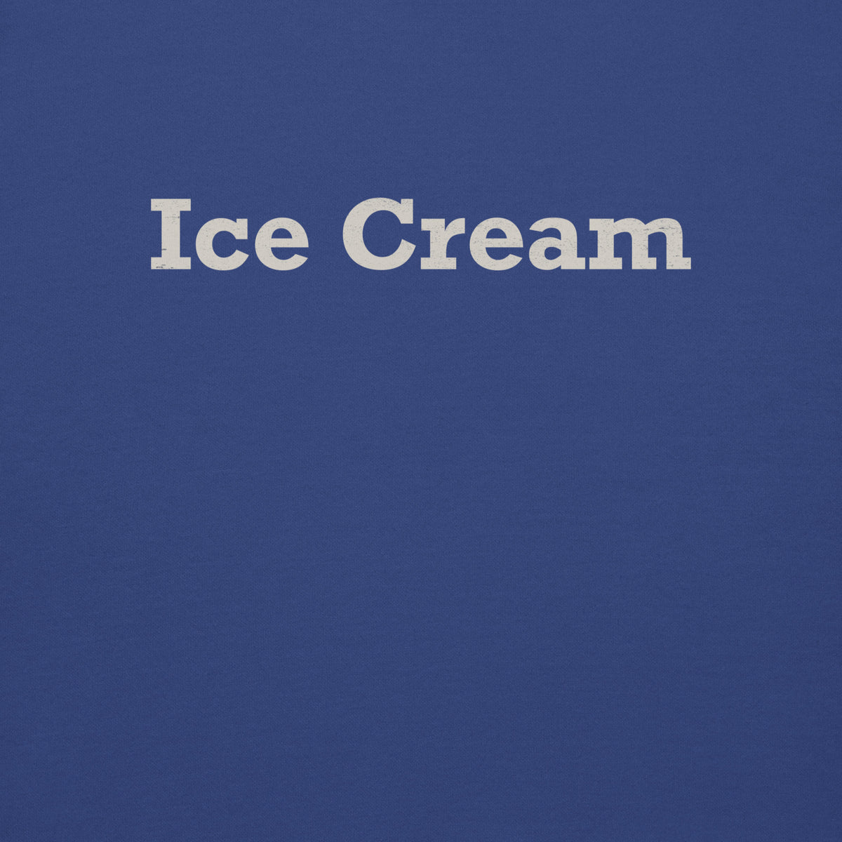 Ice Cream vintage graphic, printed on a SodaPop Cool crew sweatshirt.