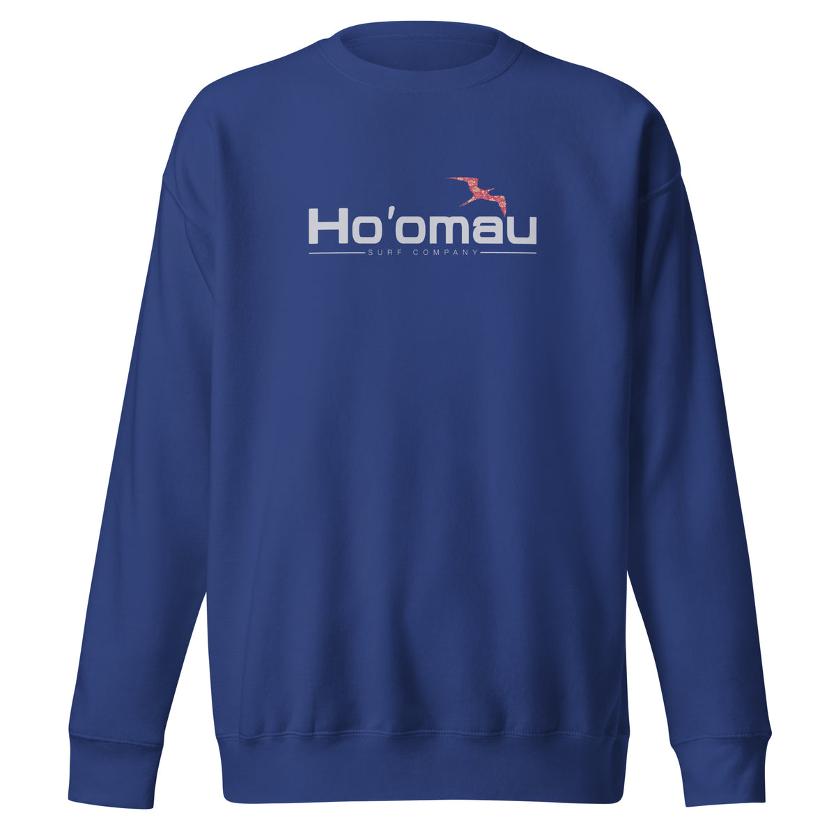 Ho'omau Surf Company Hawaii vintage graphic, printed on a SodaPop Cool crew sweatshirt.