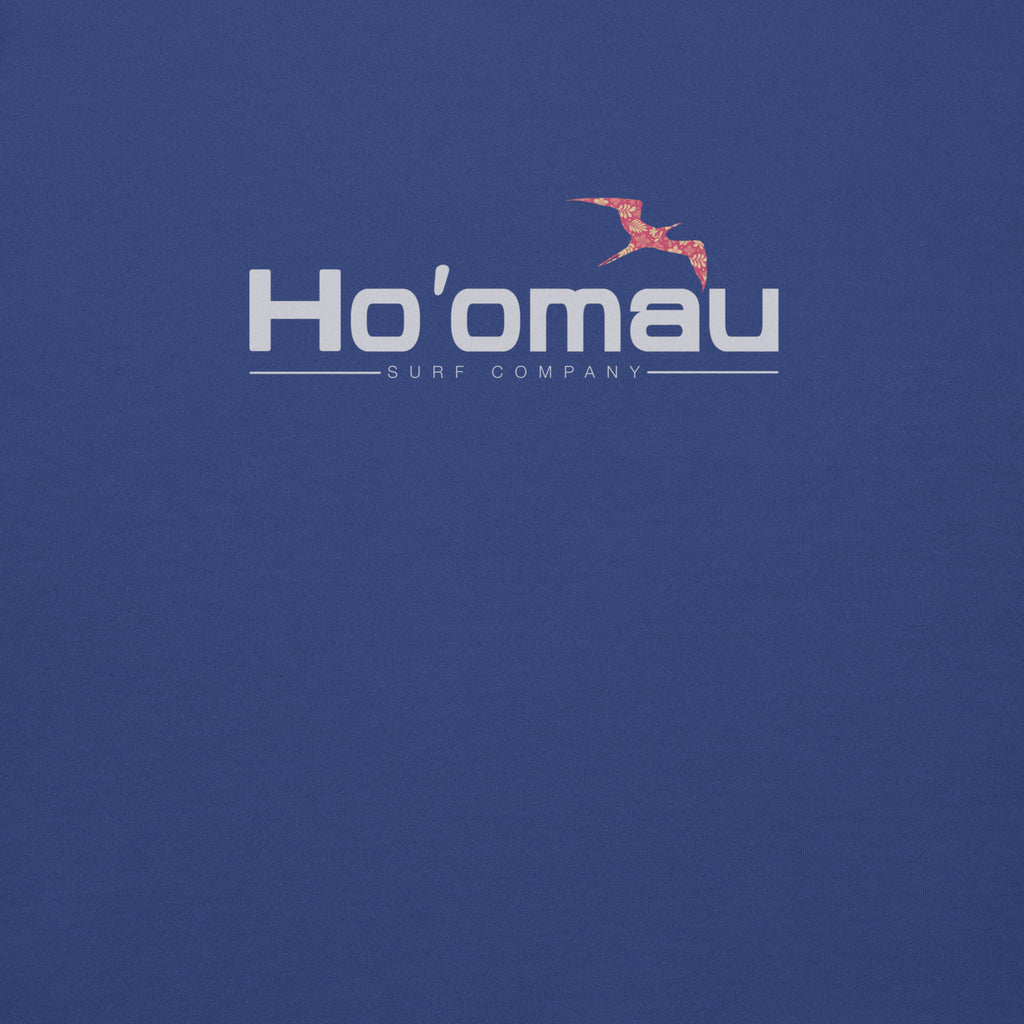 Ho'omau Surf Company Hawaii vintage graphic, printed on a SodaPop Cool crew sweatshirt.