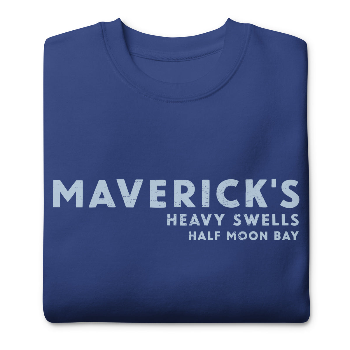 Maverick's Surfing California vintage graphic, printed on a SodaPop Cool crew sweatshirt.