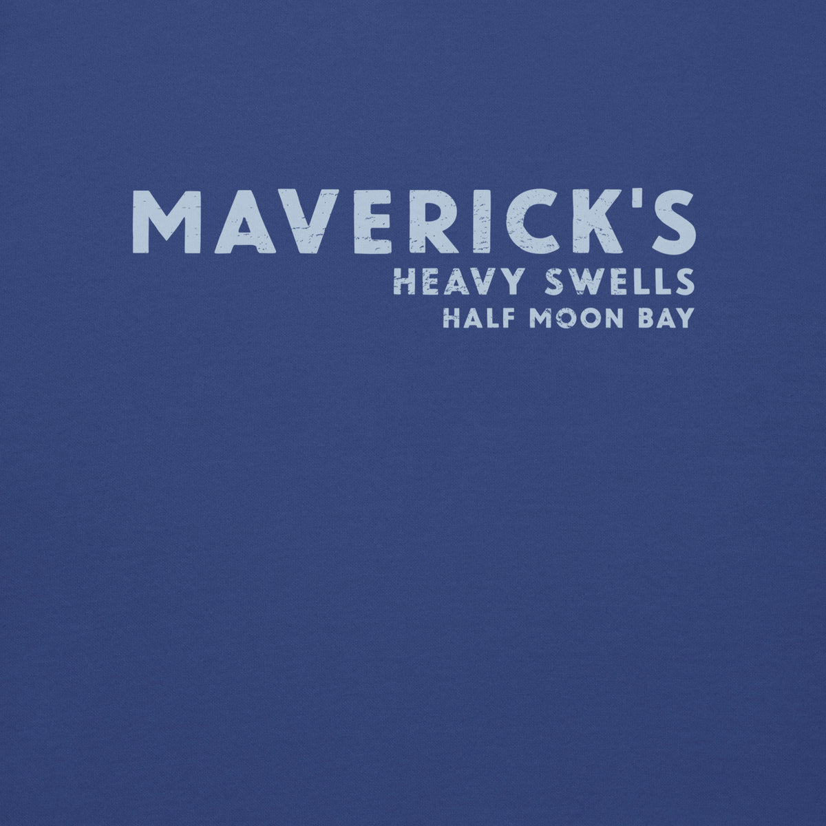 Maverick's Surfing California vintage graphic, printed on a SodaPop Cool crew sweatshirt.
