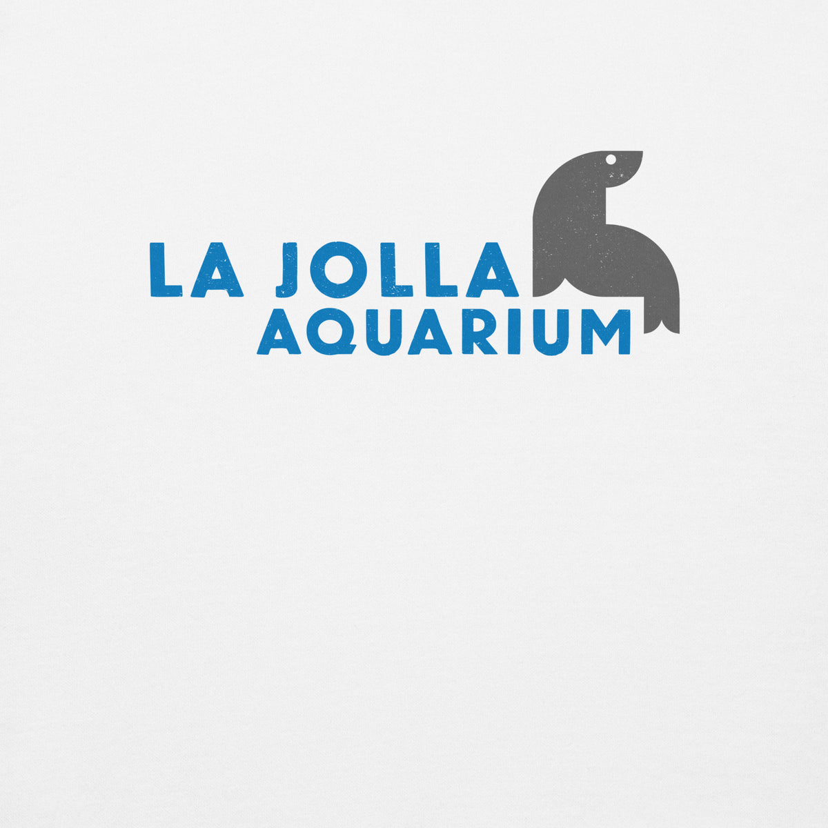 La Jolla Aquarium vintage graphic, printed on a SodaPop Cool crew sweatshirt.