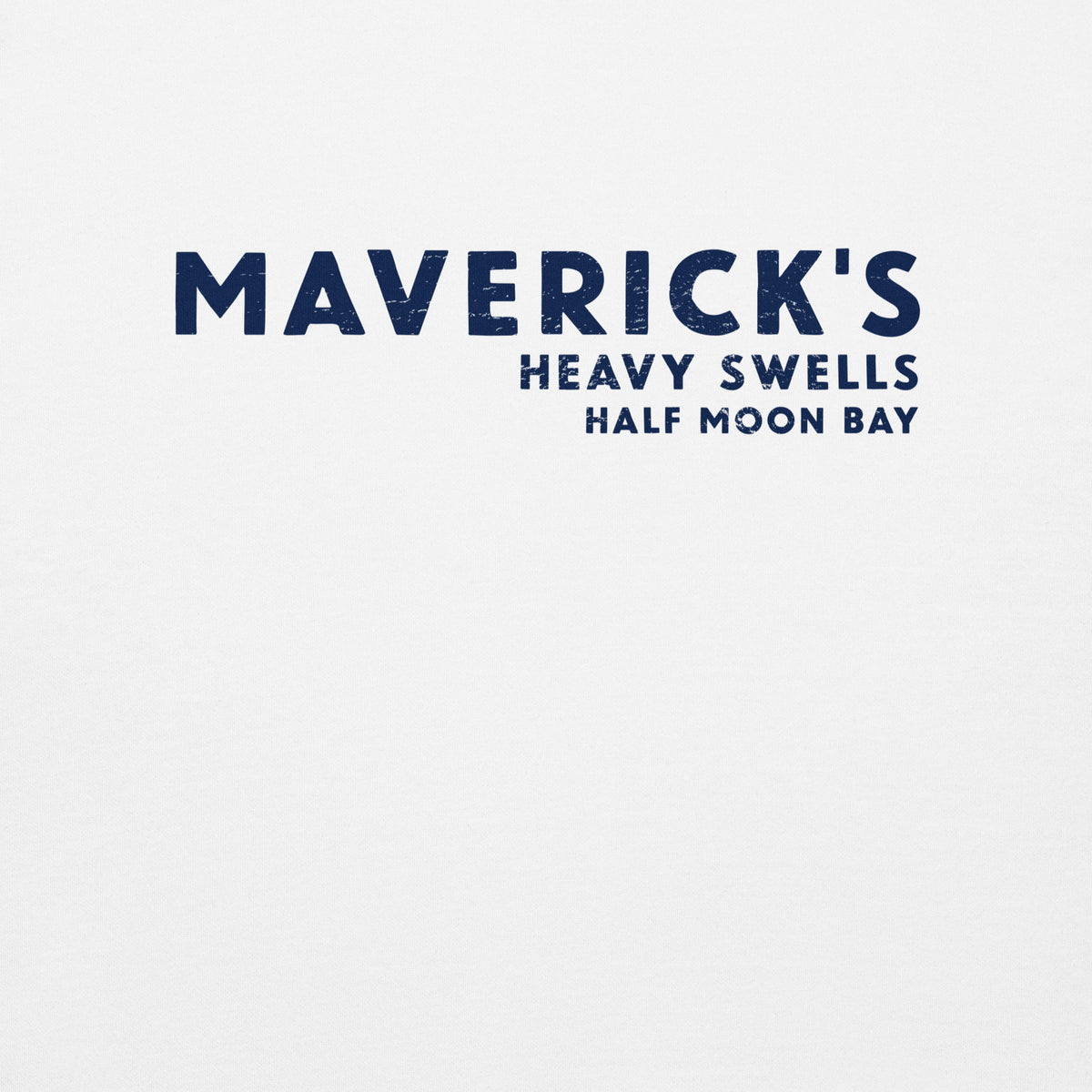 Maverick's Surfing California vintage graphic, printed on a SodaPop Cool crew sweatshirt.