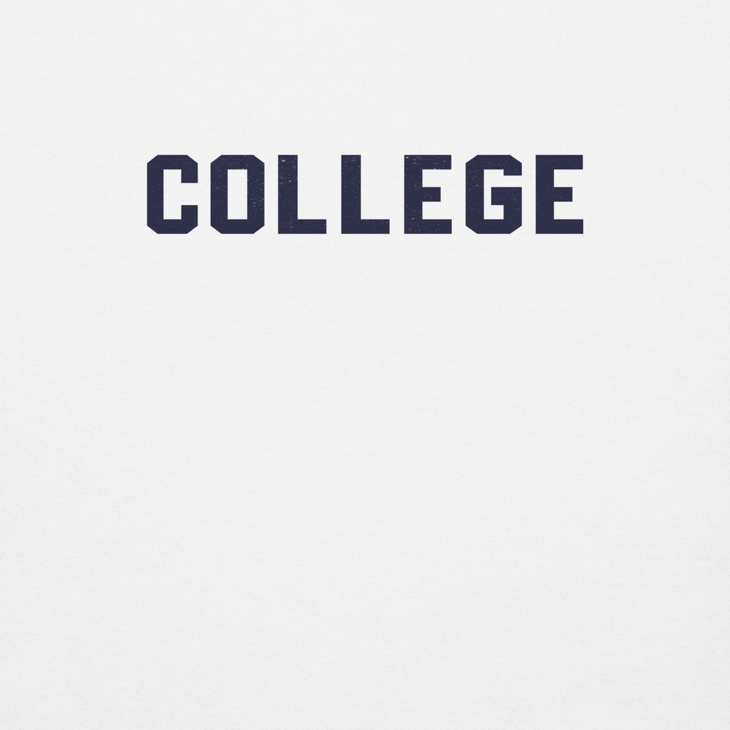 College vintage graphic, printed on a SodaPop Cool crew sweatshirt.