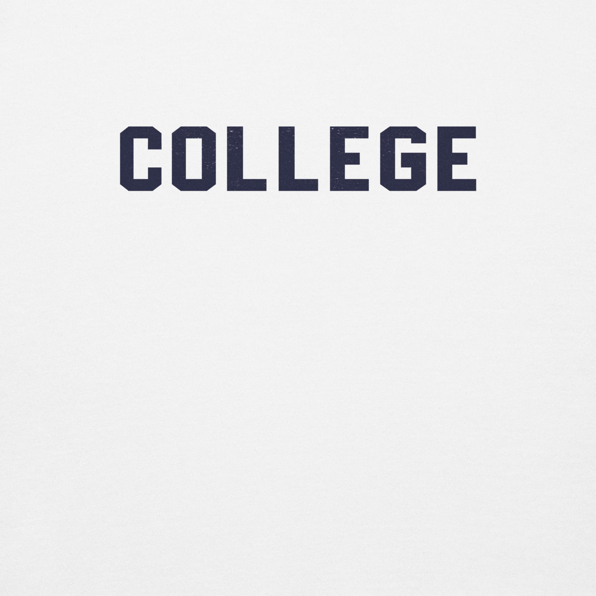 College vintage graphic, printed on a SodaPop Cool crew sweatshirt.