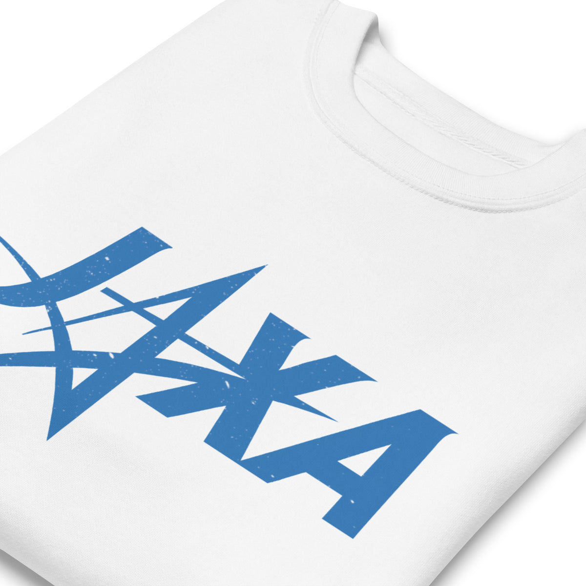 Japan Aerospace Exploration Agency (JAXA) vintage graphic, printed on a SodaPop Cool crew sweatshirt.