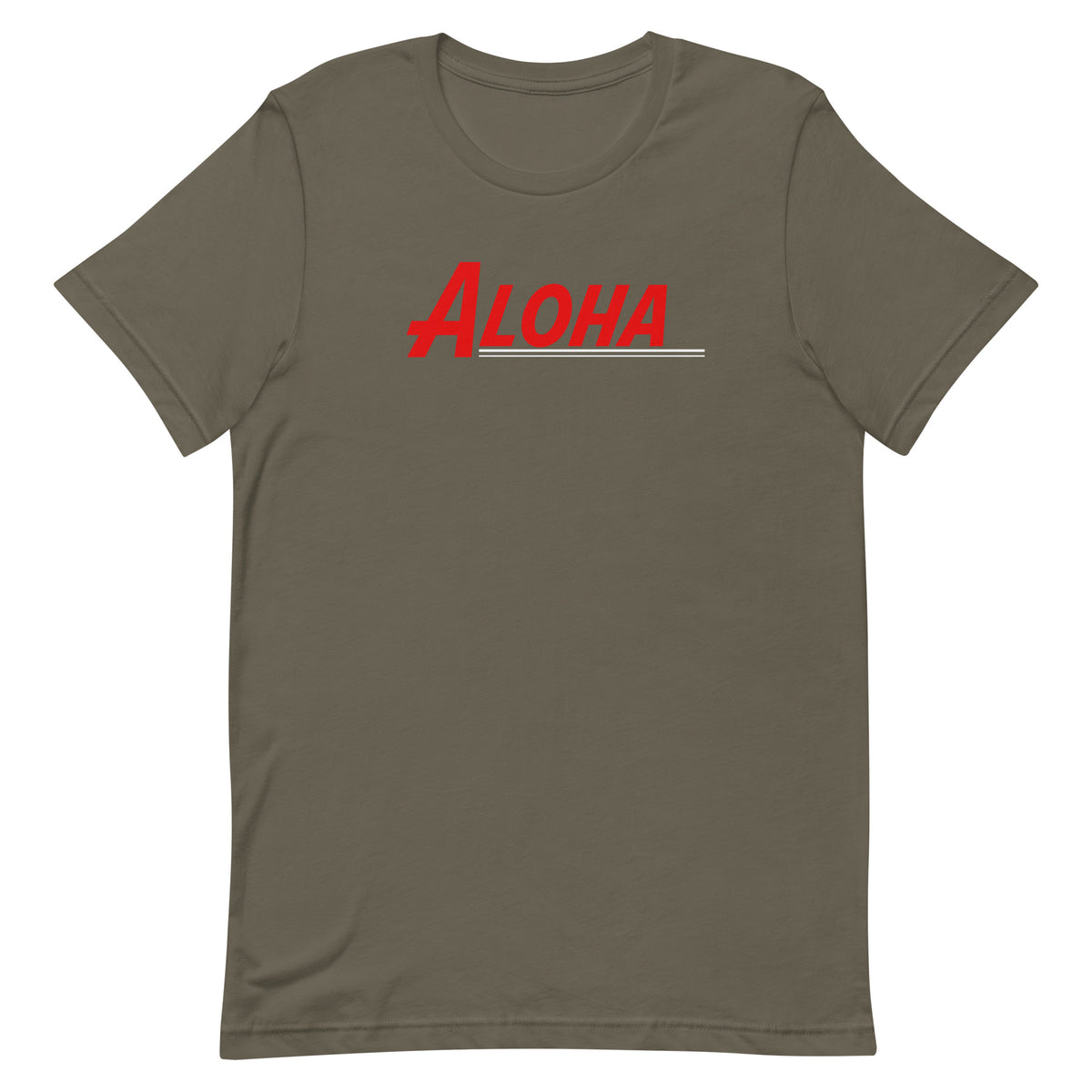 Aloha Hawaii Retro vintage graphic, printed on a SodaPop Cool t-shirt.