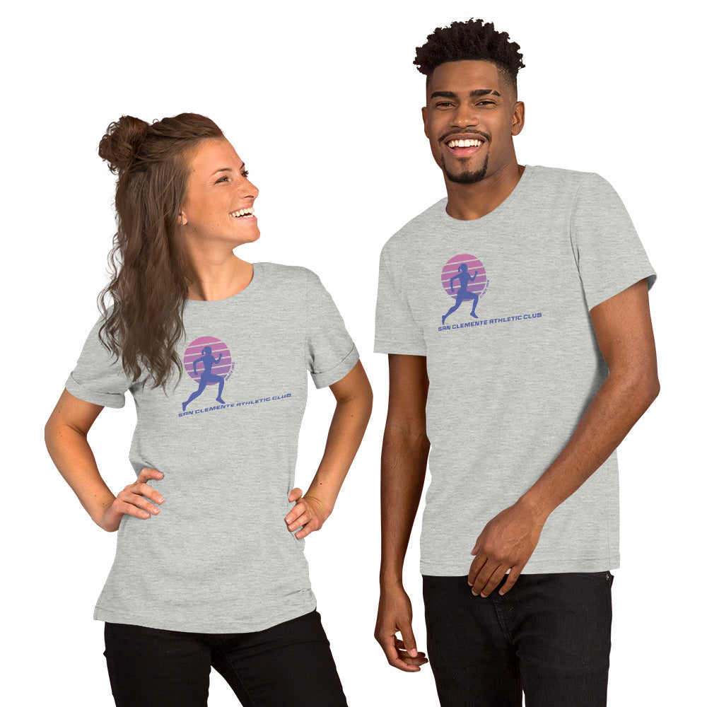 San Clemente Athletic Club vintage graphic, printed on a SodaPop Cool t-shirt.