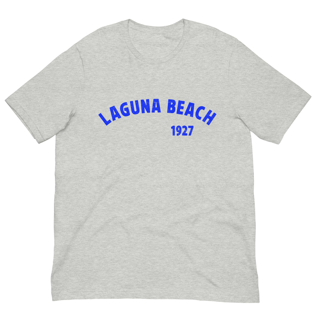 Laguna Beach 1927 California vintage graphic, printed on a SodaPop Cool t-shirt.