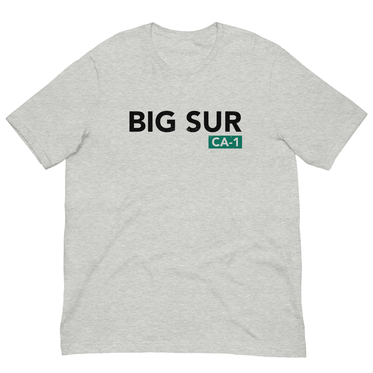 Big Sur CA-1 California vintage graphic, printed on a SodaPop Cool t-shirt.