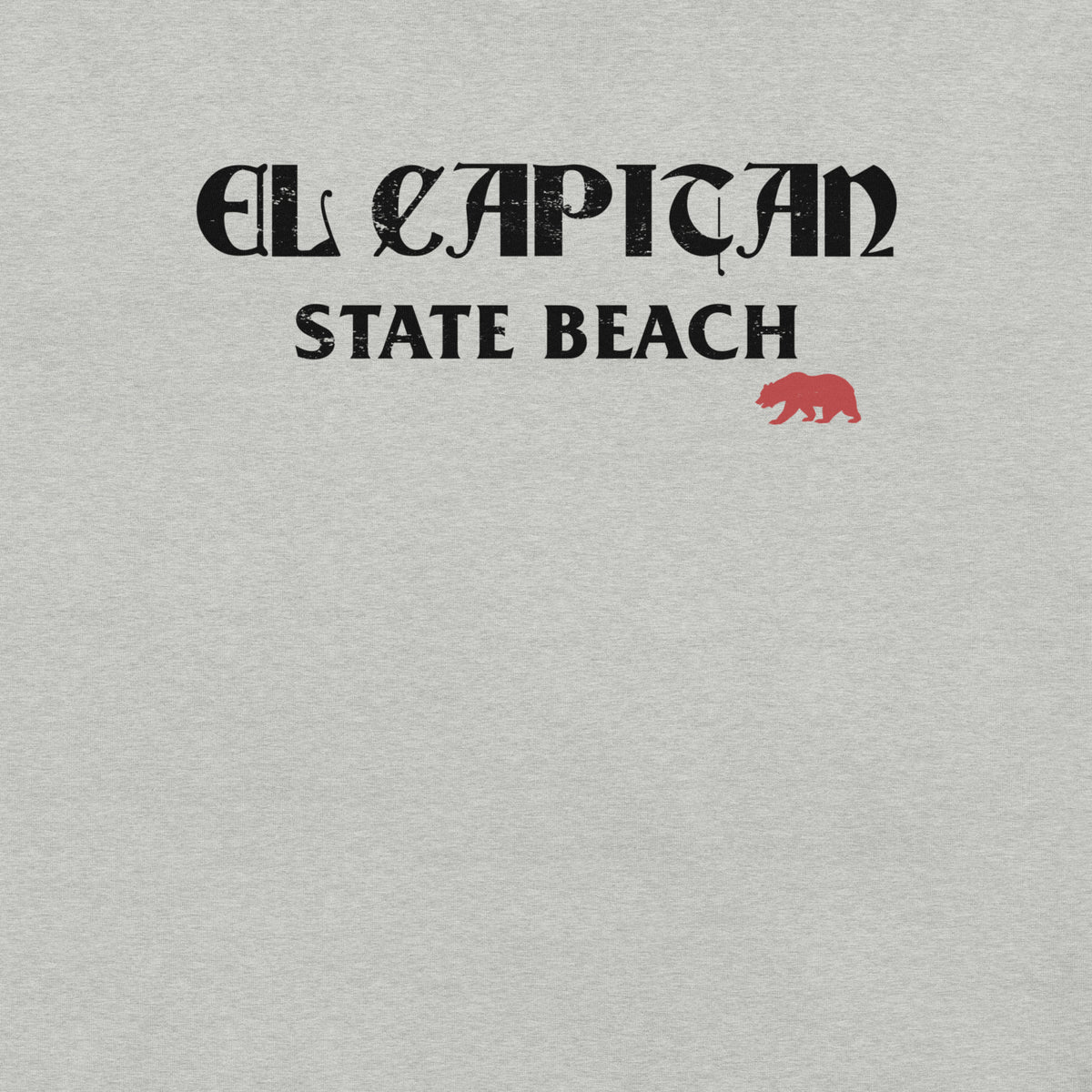 El Capitan State Beach California vintage graphic, printed on a SodaPop Cool t-shirt.
