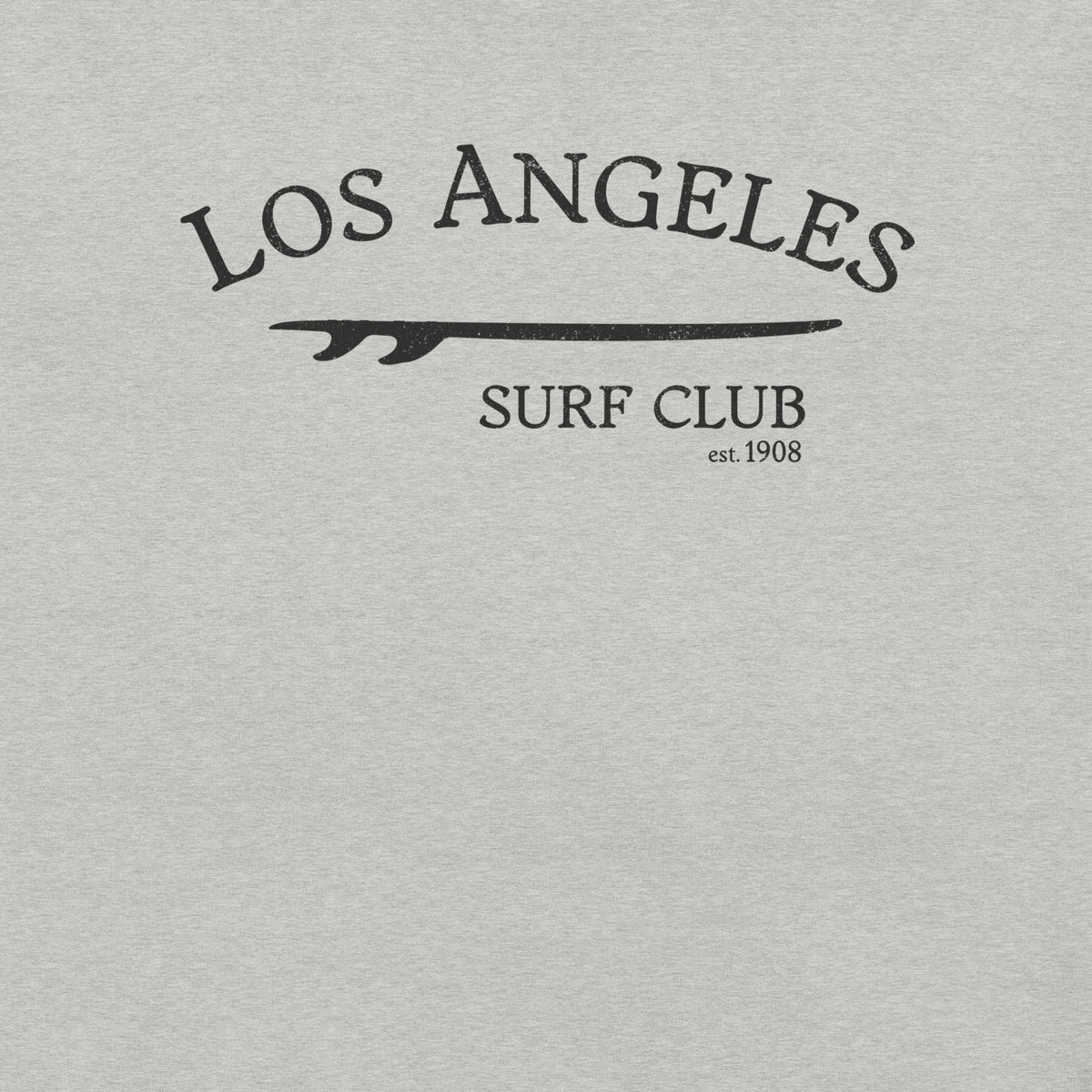 Los Angeles California Surf Club vintage graphic, printed on a SodaPop Cool t-shirt.