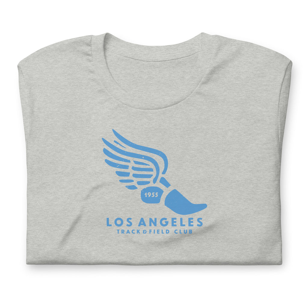 Los Angeles Track & Field 1955 California vintage graphic, printed on a SodaPop Cool t-shirt.