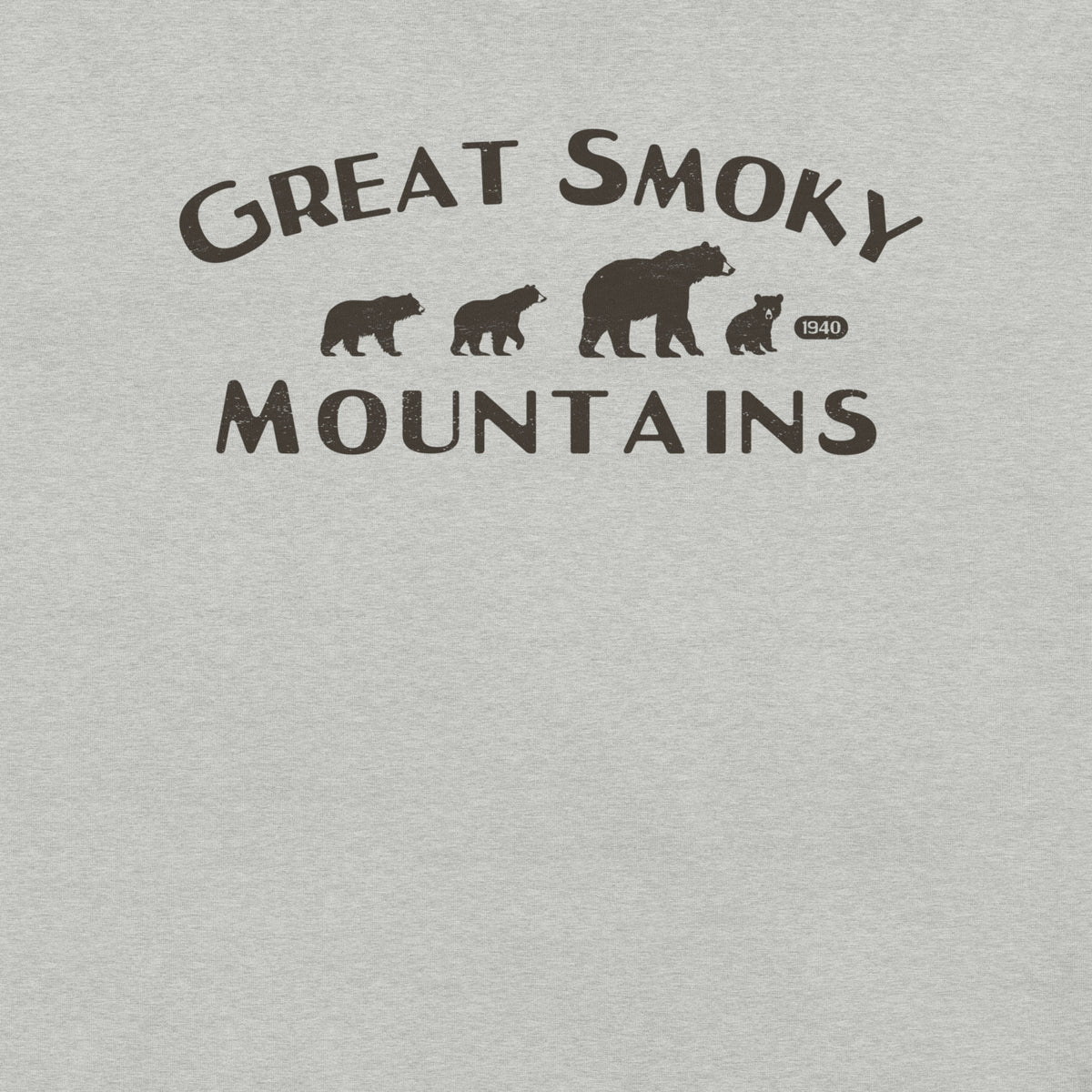 Great Smoky Mountains Park Bears vintage graphic, printed on a SodaPop Cool t-shirt.