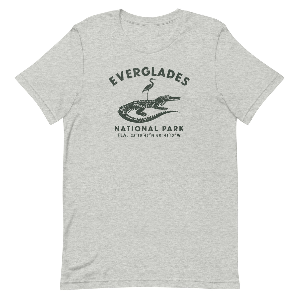 Everglades National Park Florida vintage graphic, printed on a SodaPop Cool t-shirt.