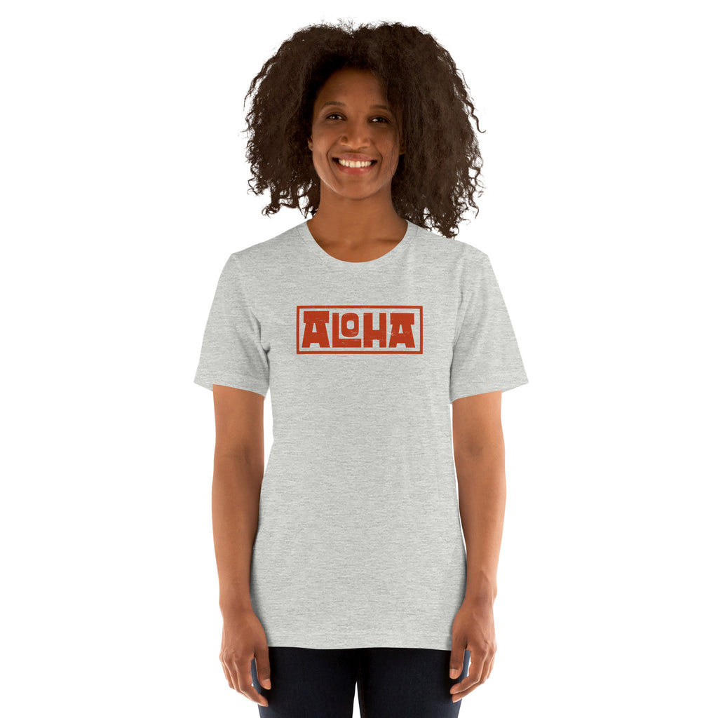 Aloha Hawaii Billboard vintage graphic, printed on a SodaPop Cool t-shirt.