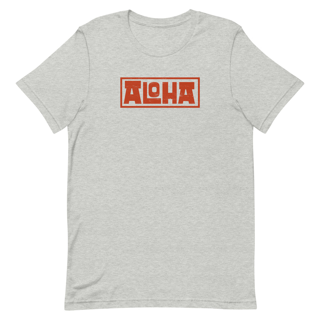 Aloha Hawaii Billboard vintage graphic, printed on a SodaPop Cool t-shirt.