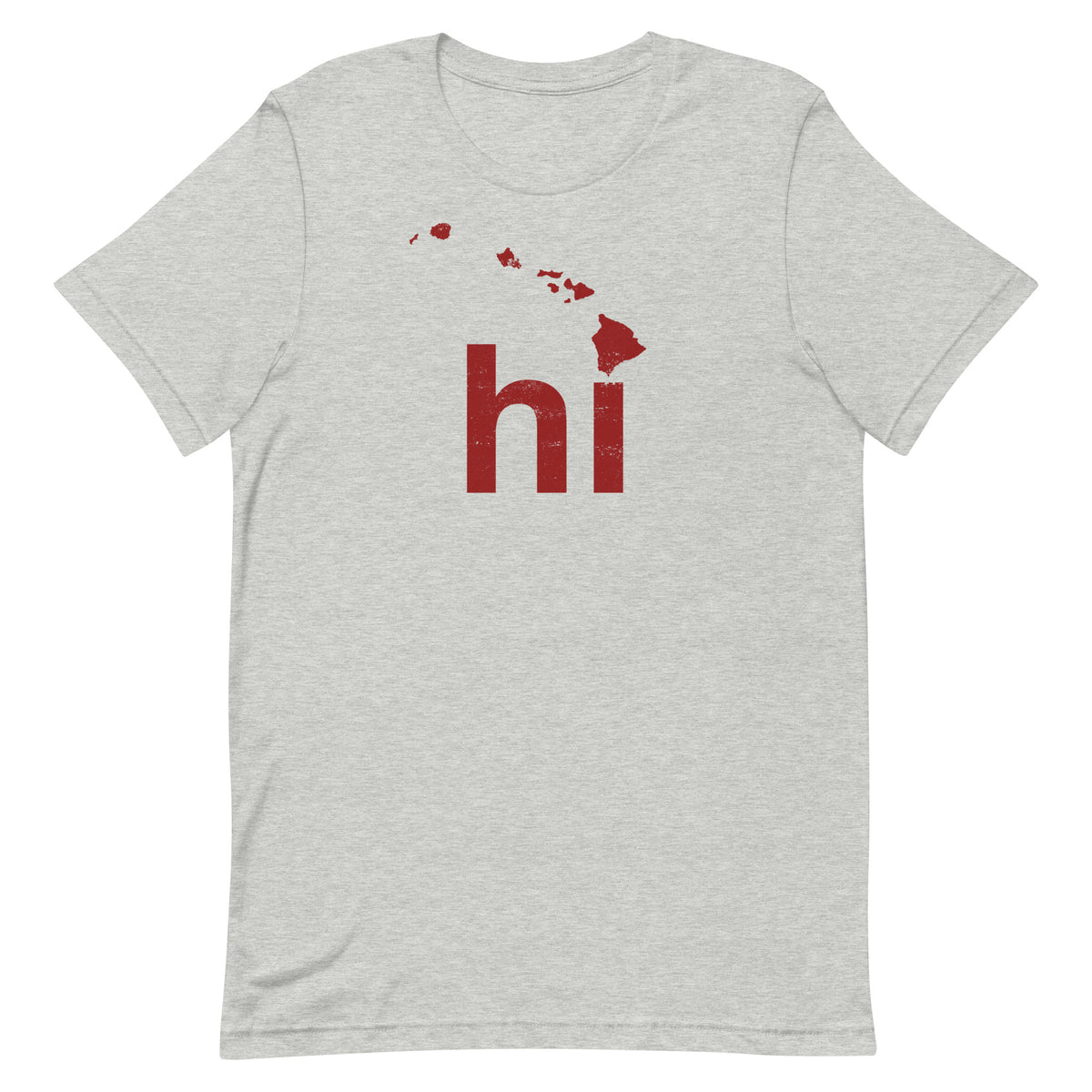 Aloha Hawaii Islands vintage graphic, printed on a SodaPop Cool t-shirt.