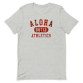 Aloha Hawaii Athletics 96712 vintage graphic, printed on a SodaPop Cool t-shirt.