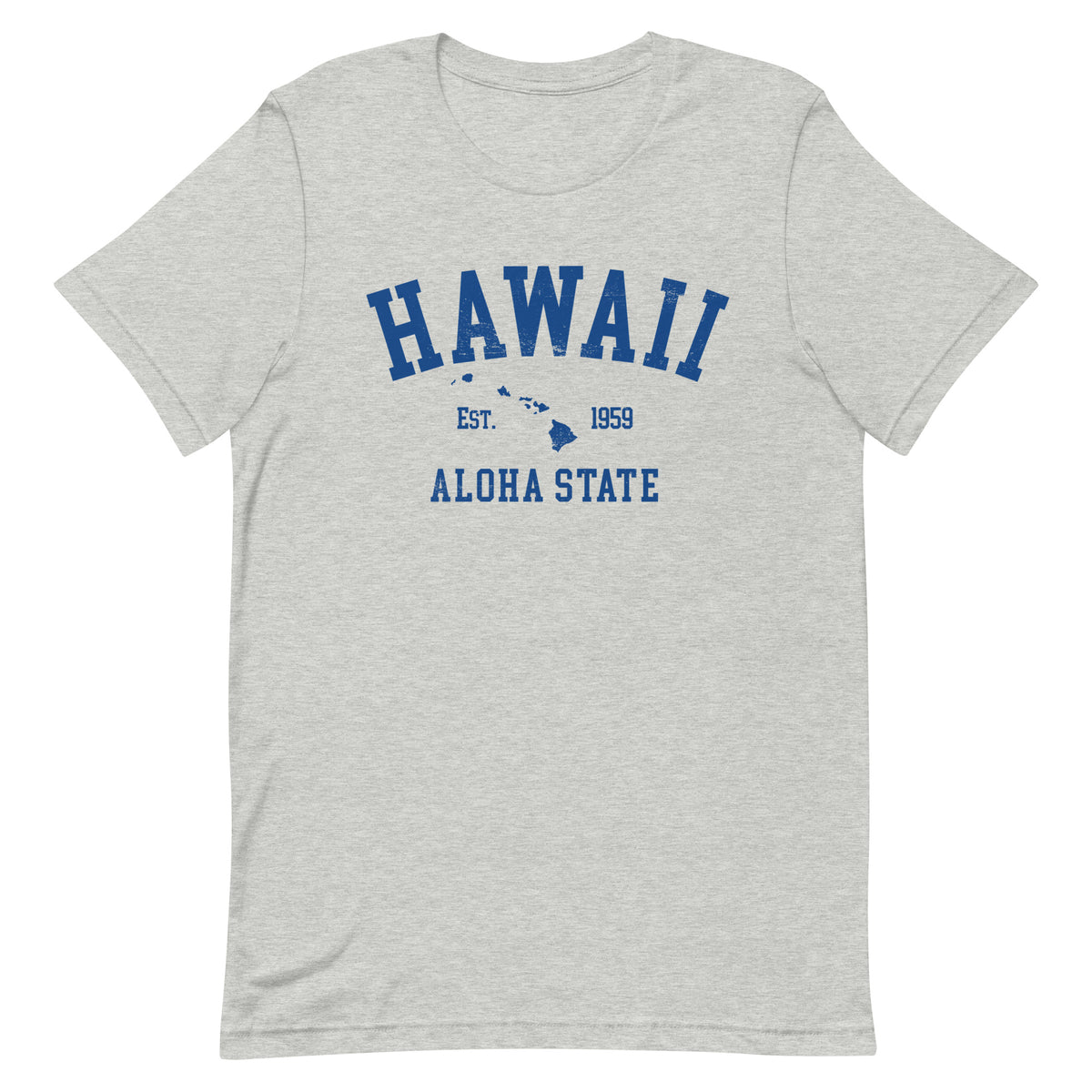Aloha State of Hawaii vintage graphic, printed on a SodaPop Cool t-shirt.