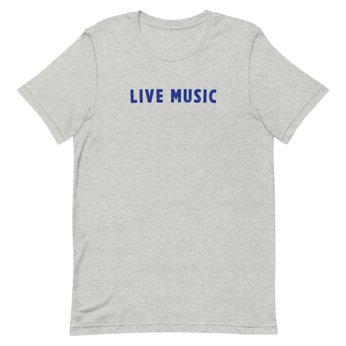 Live Music vintage graphic, printed on a SodaPop Cool t-shirt.