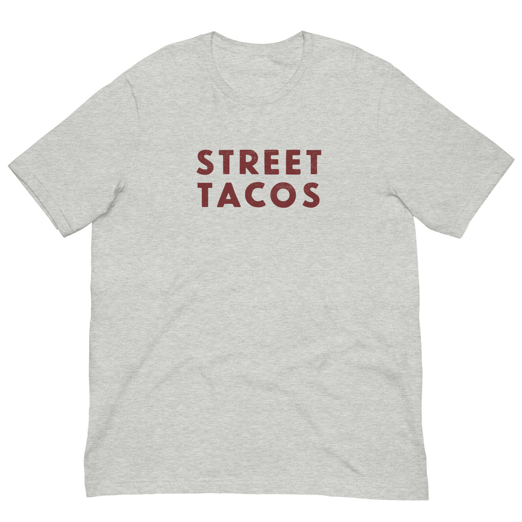 Street Tacos vintage graphic, printed on a SodaPop Cool t-shirt.