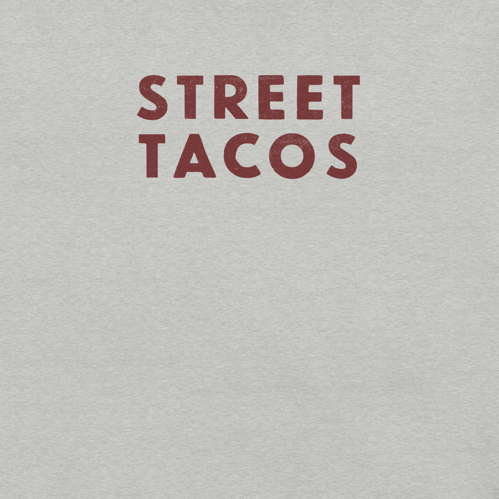 Street Tacos vintage graphic, printed on a SodaPop Cool t-shirt.