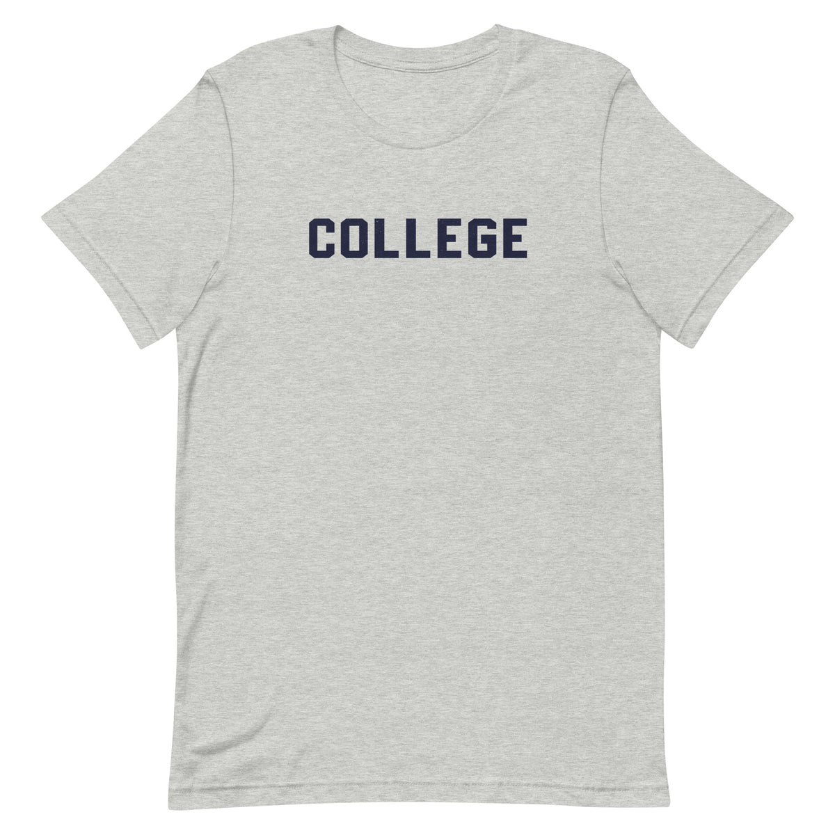 College vintage graphic, printed on a SodaPop Cool t-shirt.