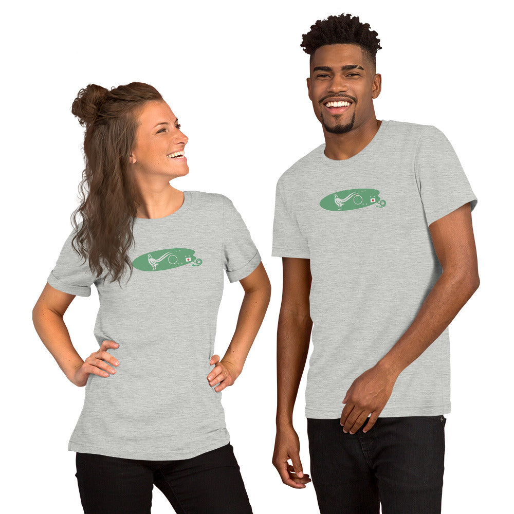 Green Pheasant Surf Company Japan vintage graphic, printed on a SodaPop Cool t-shirt.