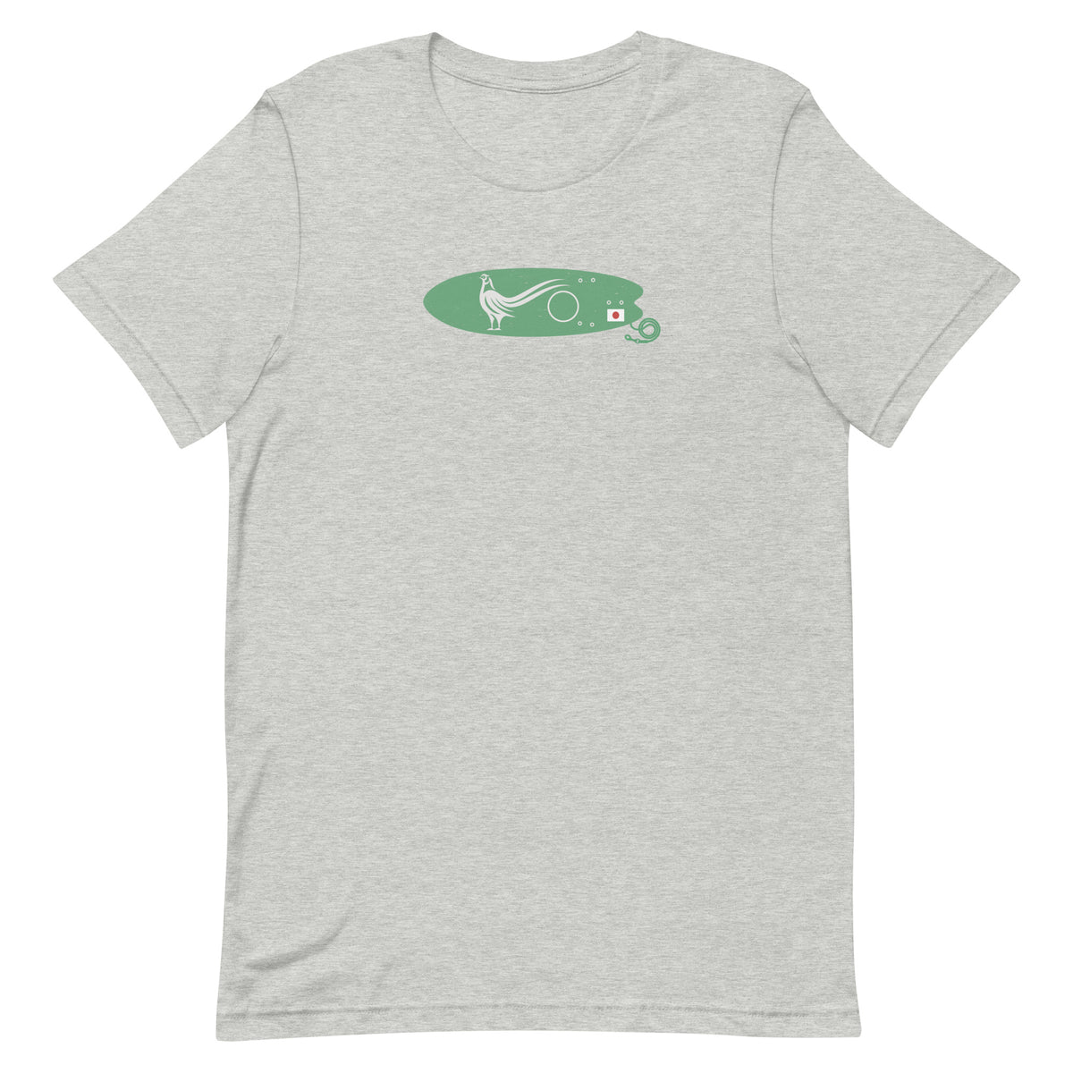 Green Pheasant Surf Company Japan vintage graphic, printed on a SodaPop Cool t-shirt.