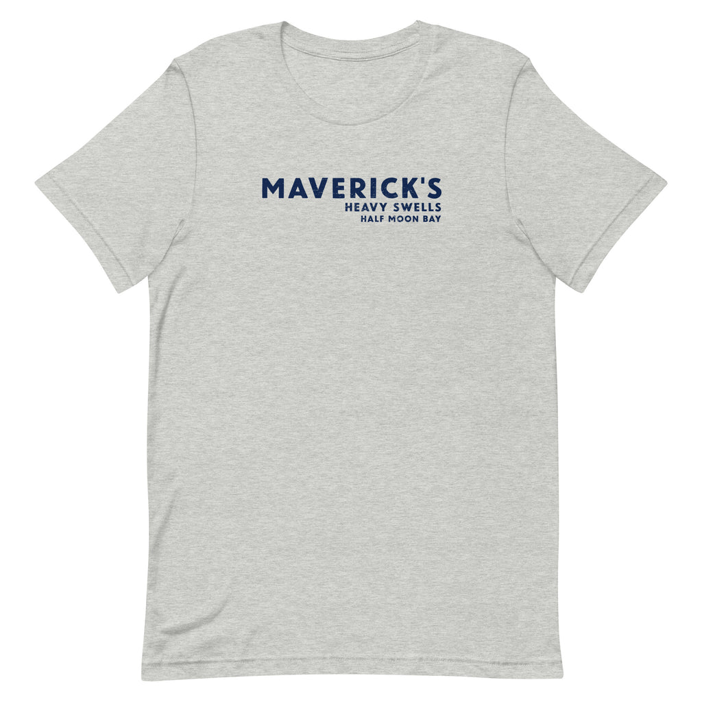 Maverick's Surfing California vintage graphic, printed on a SodaPop Cool t-shirt.