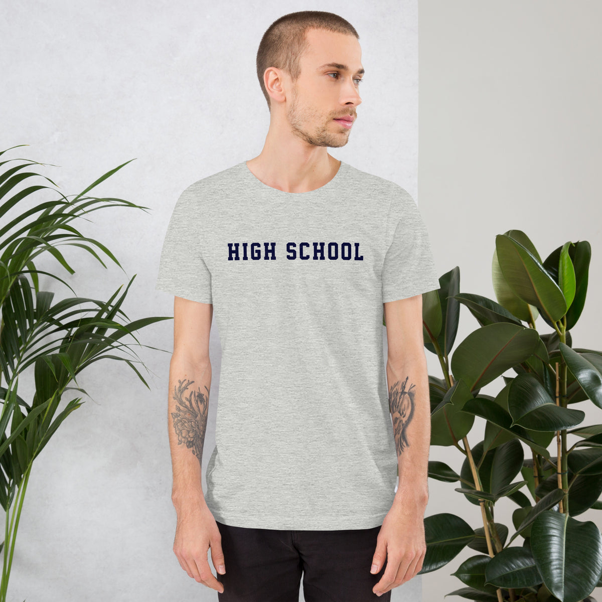 High School vintage graphic, printed on a SodaPop Cool t-shirt.