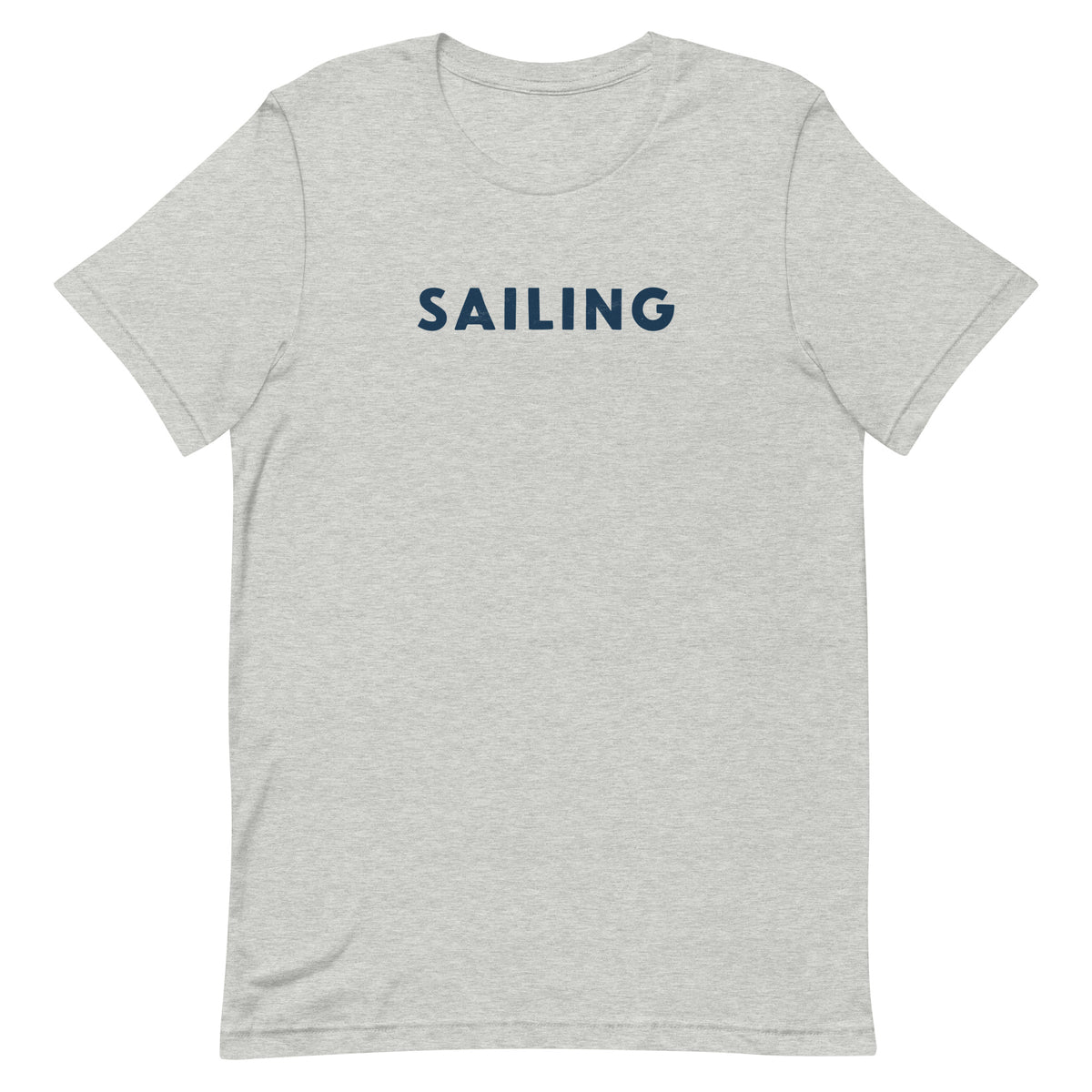 The word "Sailing" in clean vintage lettering, printed on a SodaPop Cool t-shirt.