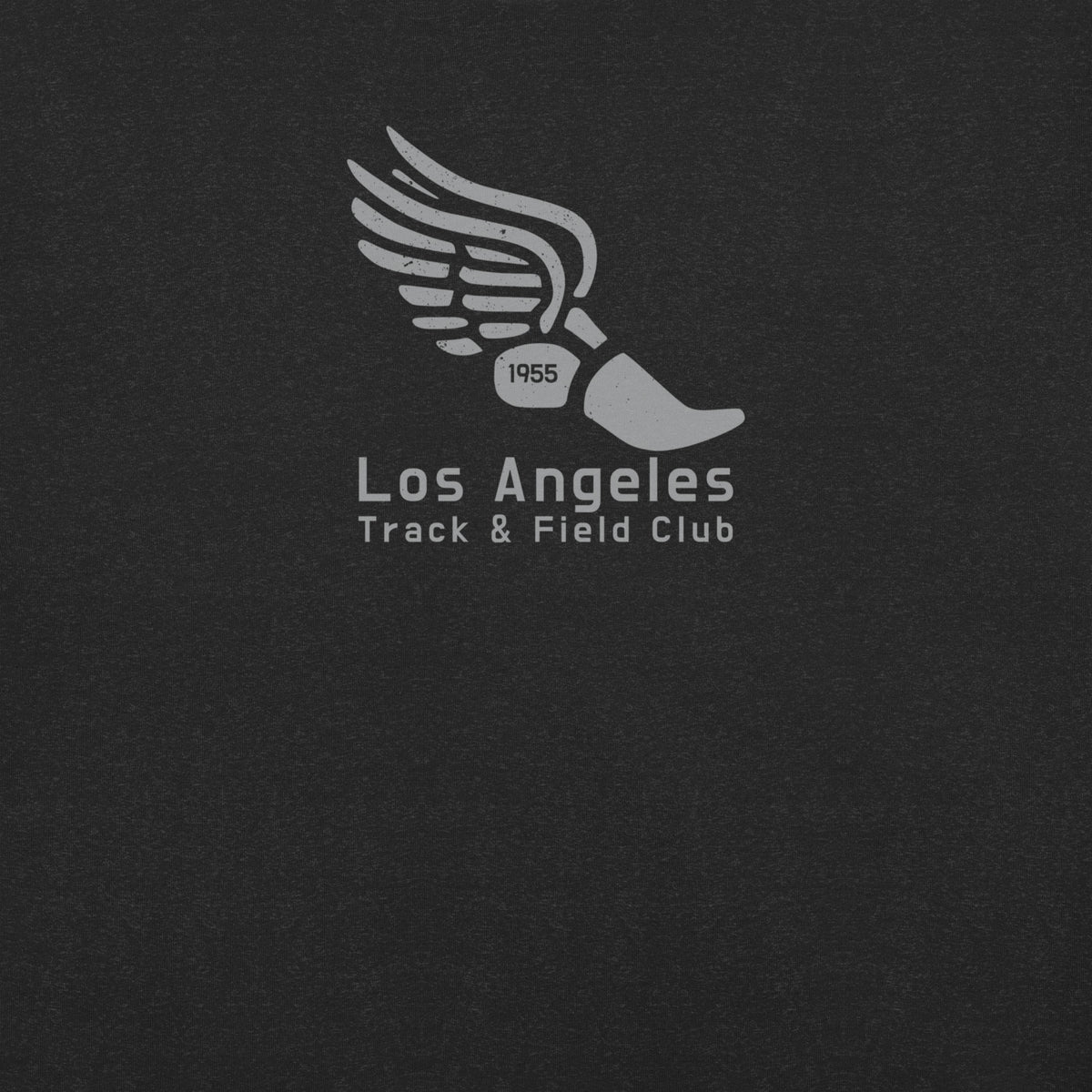 Los Angeles Track & Field 1955 California vintage graphic, printed on a SodaPop Cool t-shirt.