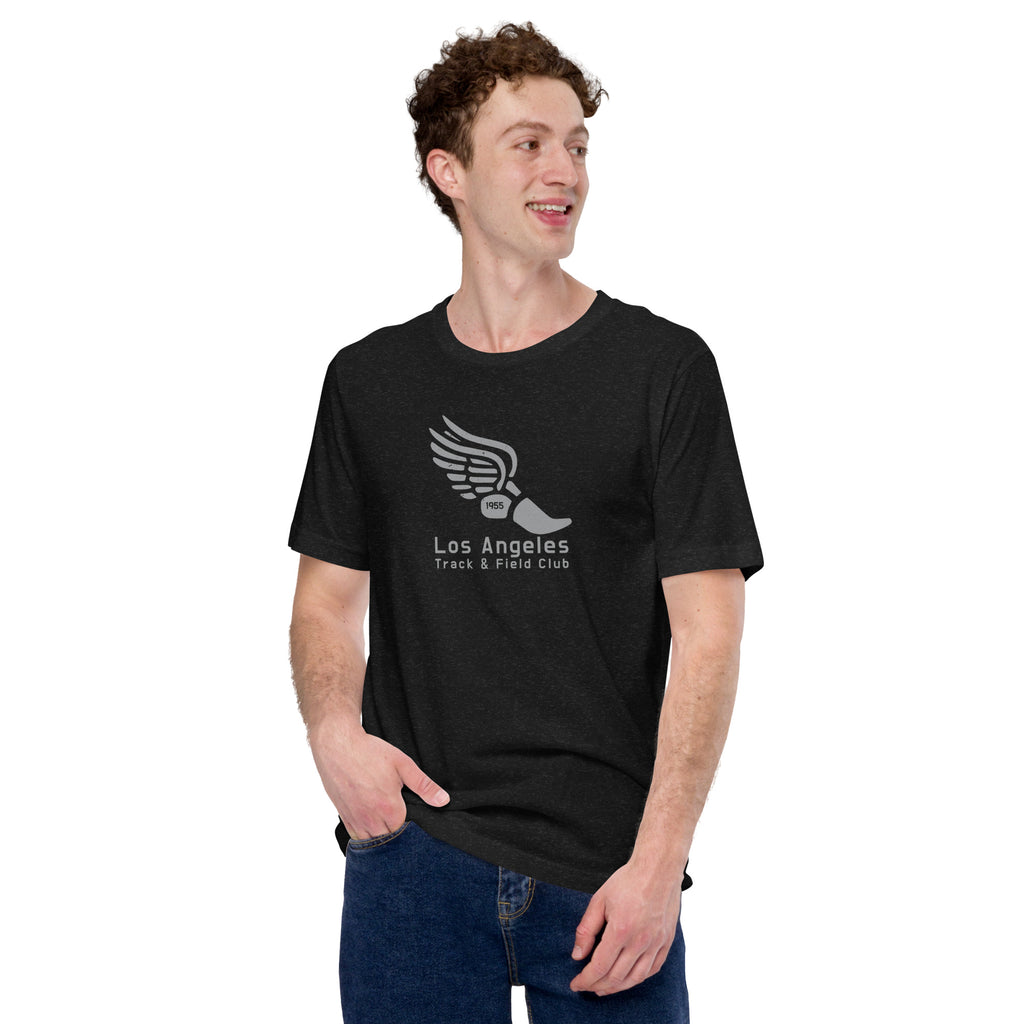 Los Angeles Track & Field 1955 California vintage graphic, printed on a SodaPop Cool t-shirt.