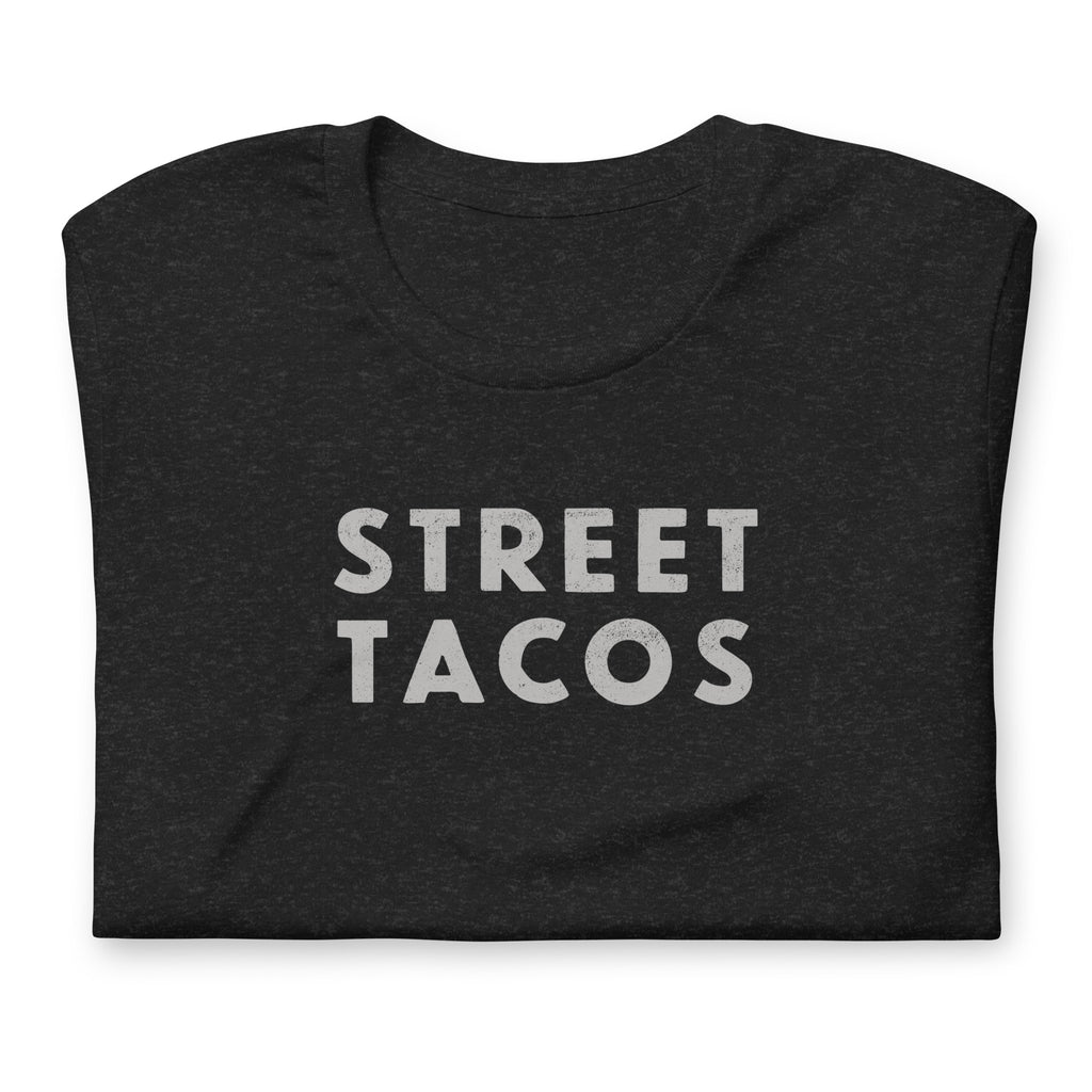 Street Tacos vintage graphic, printed on a SodaPop Cool t-shirt.