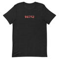 North Shore O'ahu Hawaii Zip 96712 vintage graphic, printed on a SodaPop Cool t-shirt.