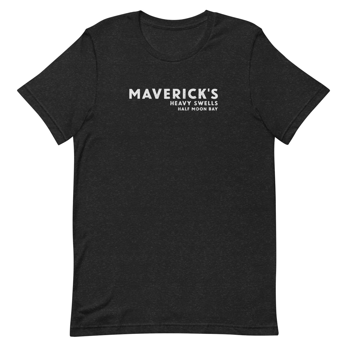 Maverick's Surfing California vintage graphic, printed on a SodaPop Cool t-shirt.