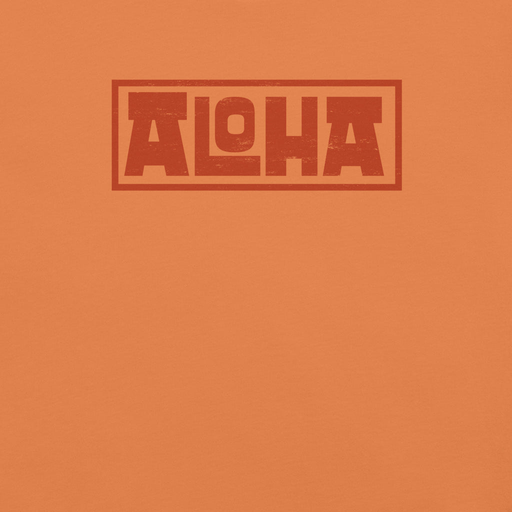 Aloha Hawaii Billboard vintage graphic, printed on a SodaPop Cool t-shirt.