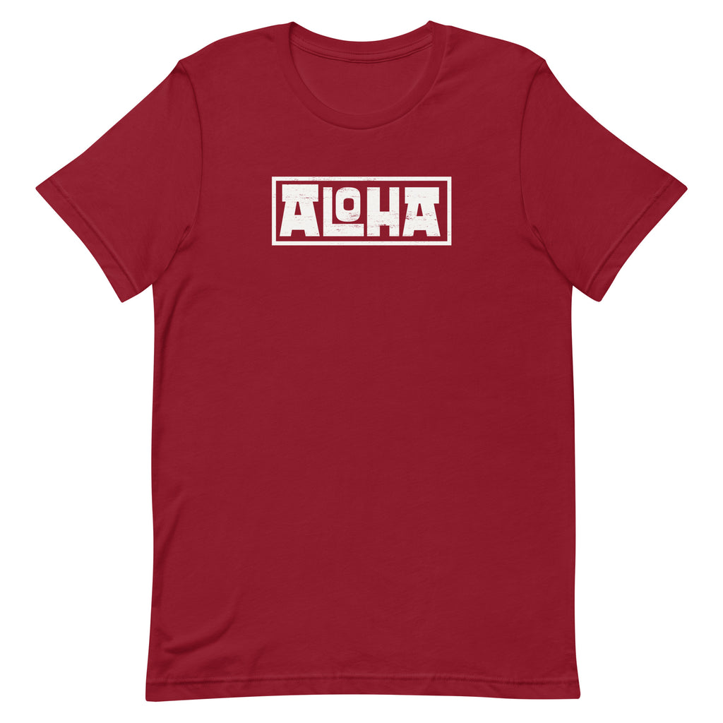Aloha Hawaii Billboard vintage graphic, printed on a SodaPop Cool t-shirt.