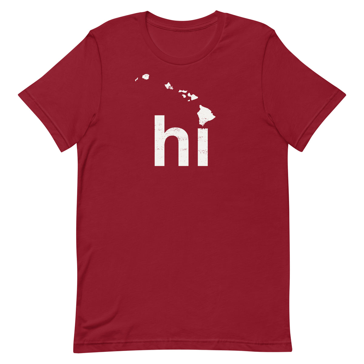 Aloha Hawaii Islands vintage graphic, printed on a SodaPop Cool t-shirt.