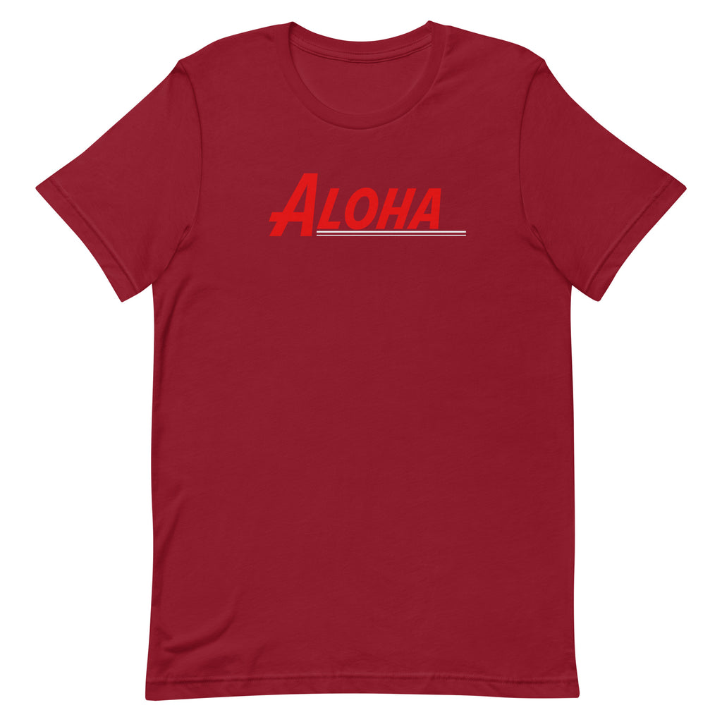 Aloha Hawaii Retro vintage graphic, printed on a SodaPop Cool t-shirt.