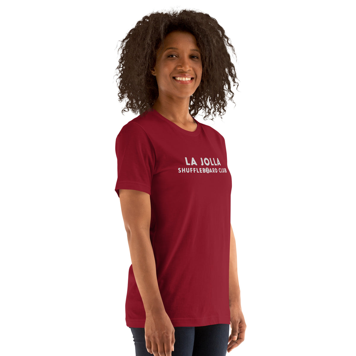 La Jolla Shuffleboard Club 1932 California vintage graphic, printed on a SodaPop Cool t-shirt.