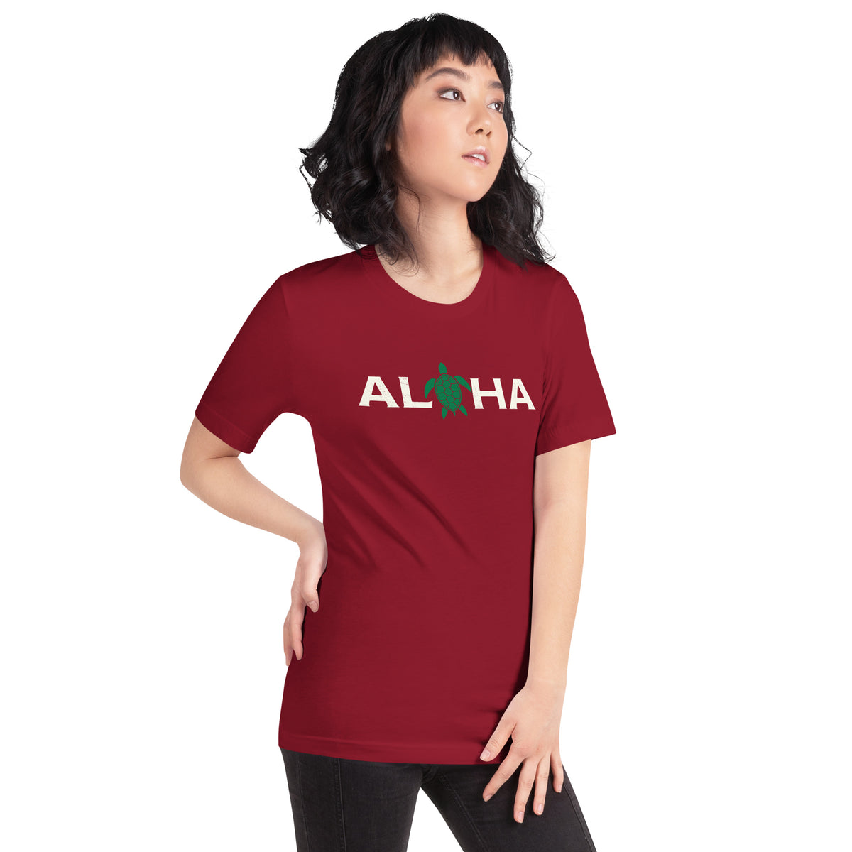 Aloha Hawaii Turtle vintage graphic, printed on a SodaPop Cool t-shirt.