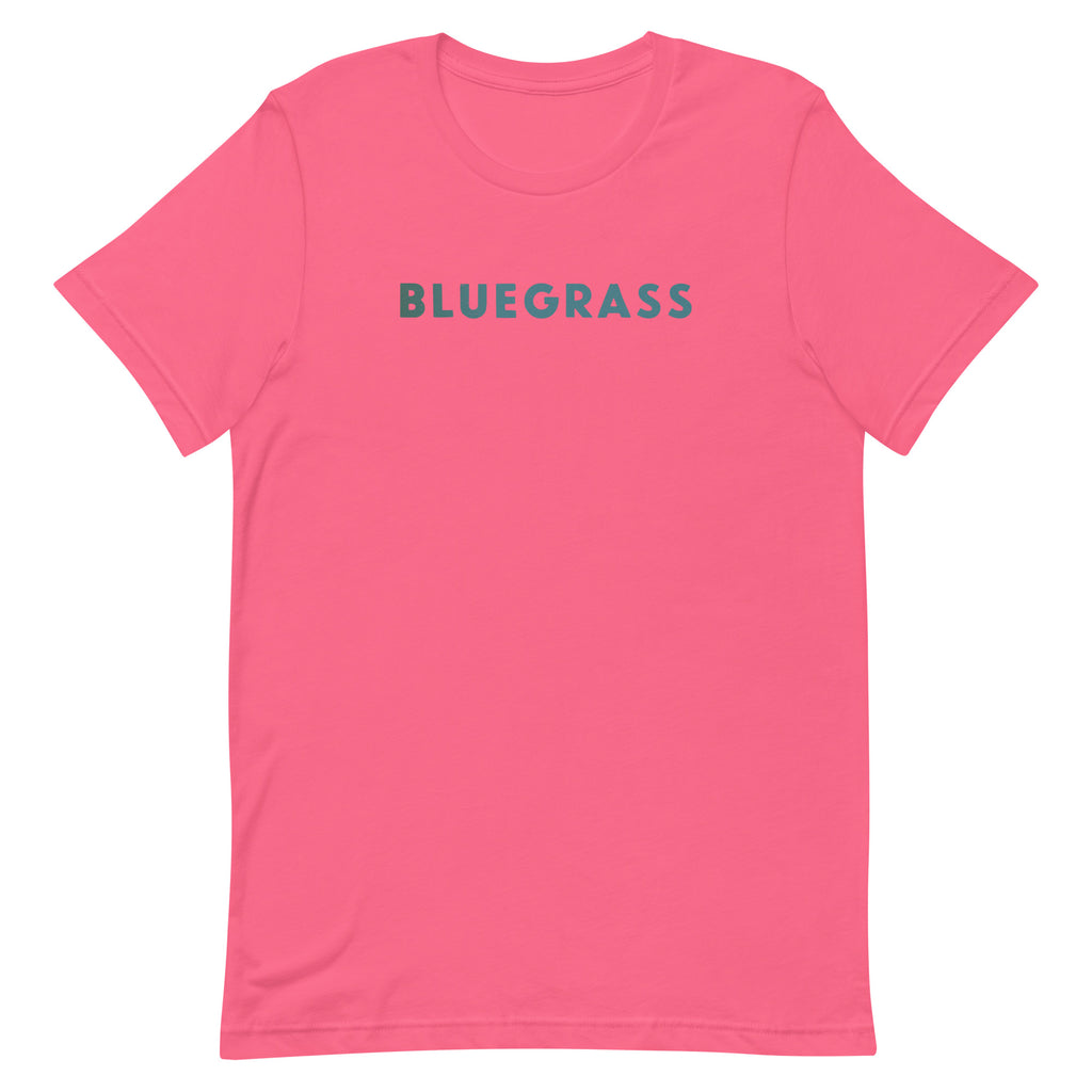 Bluegrass vintage graphic, printed on a SodaPop Cool t-shirt.